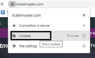 Fix Ticketmaster error cod