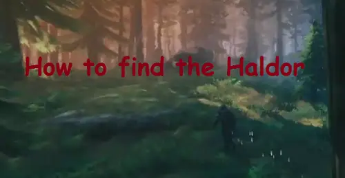 How to find the Haldor in Valheim