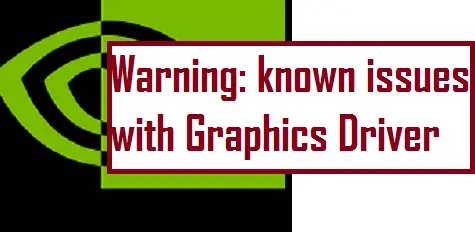 Known Issues With Graphics Driver Fortnite Windows 7 Warning Known Issues With Graphics Driver In Nvidia