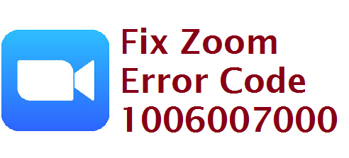 Zoom Error Code 1006007000