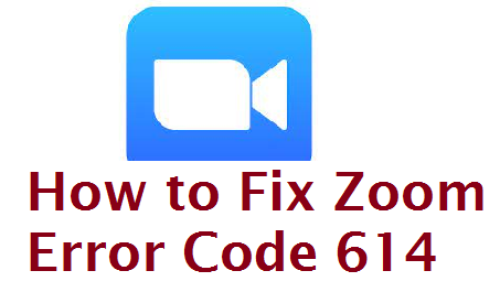 Zoom Error Code 614