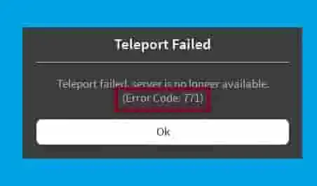 How To Fix Roblox Error Code 771 Teleport Error - roblox error code 105
