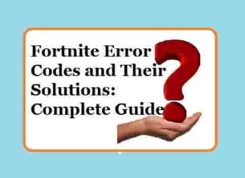 Fortnite Error codes