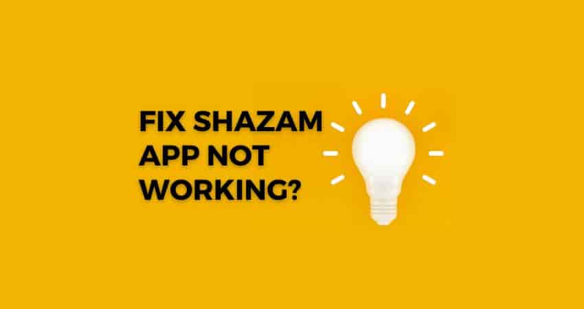 shazam not working on iphone 13