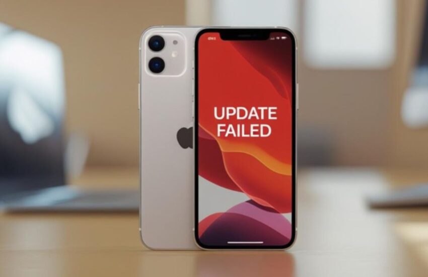 Software Update Failed on iPhone