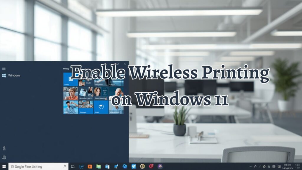 Enable Wireless Printing on Windows 11
