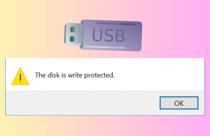 The Disk is Write-Protected Remove Write Protection from a USB Drive Windows