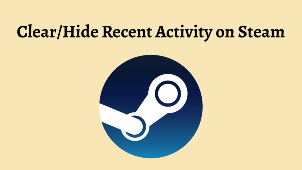Clear or Hide Recent Activity on Steam