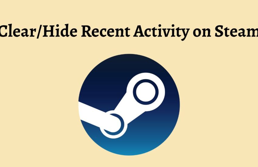Clear or Hide Recent Activity on Steam