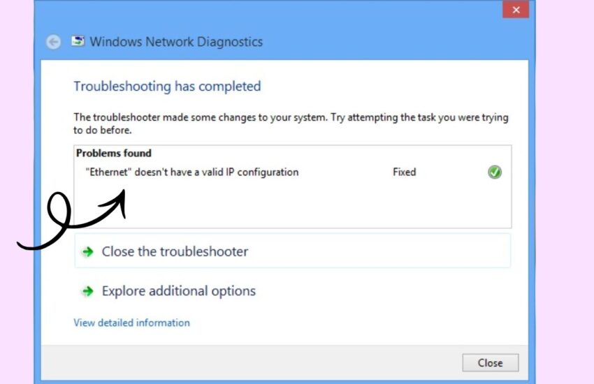 Ethernet Doesn't Have a Valid IP Configuration [Fix] (1)