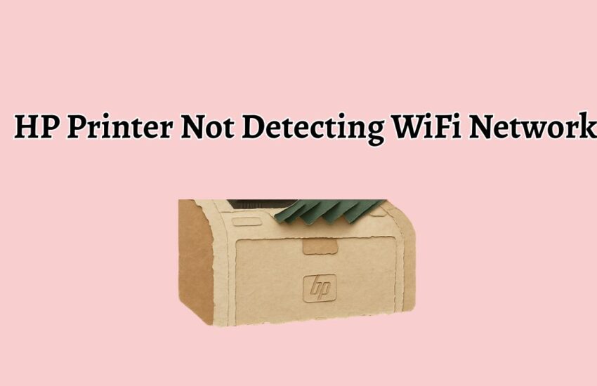 HP Printer Not Detecting WiFi Network