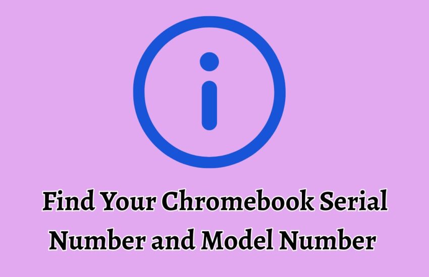 How to FInd Your Chromebook Serial Number and Model Number Info