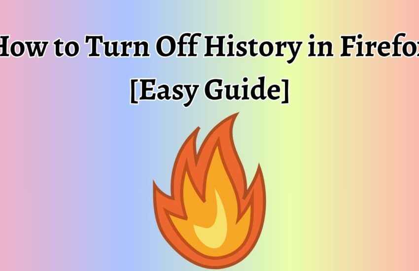 How to Turn Off History in Firefox [Easy Guide]