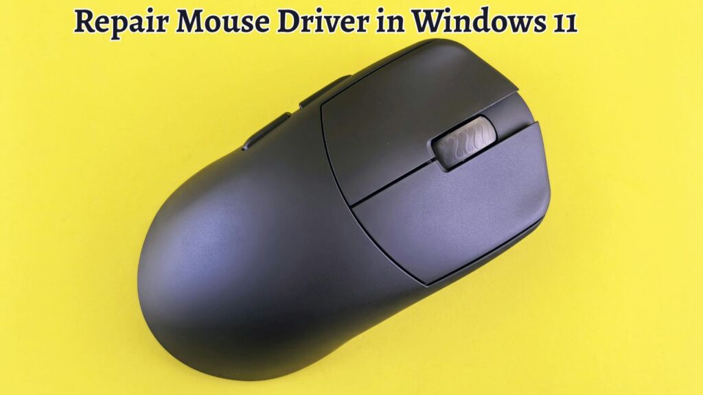 Repair Mouse Driver in Windows 11