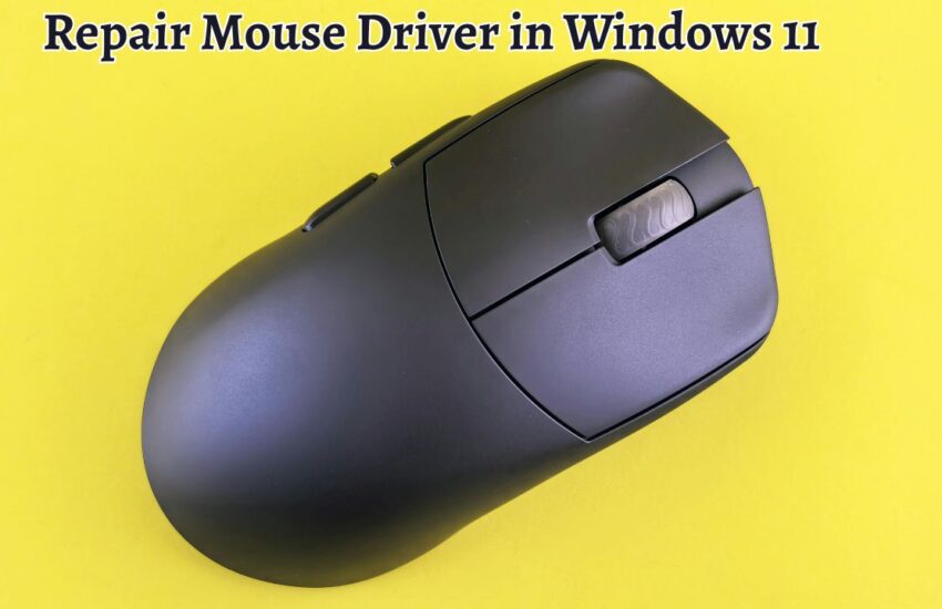Repair Mouse Driver in Windows 11