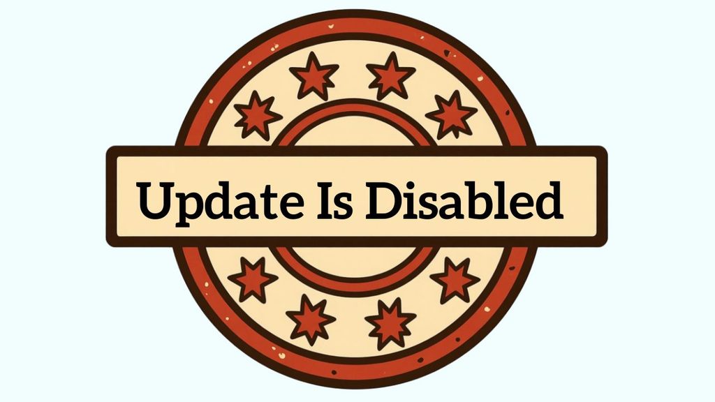 Windows Update Service Disabled
