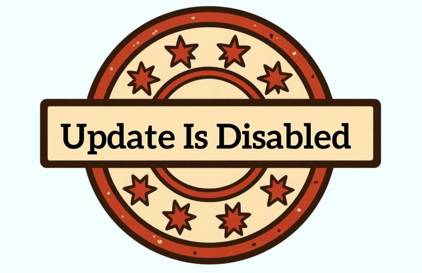 Windows Update Service Disabled