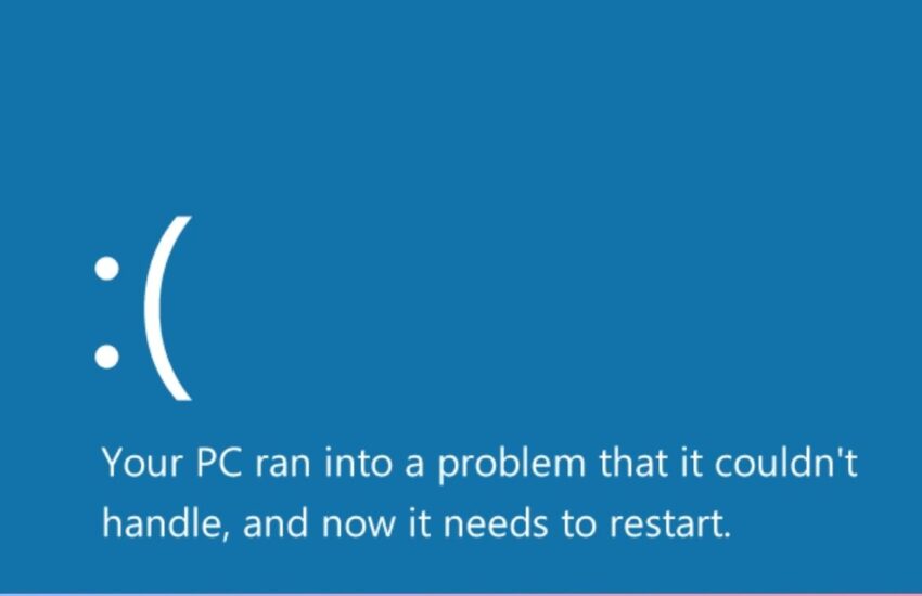 Your PC Ran Into a Problem and Needs Restart