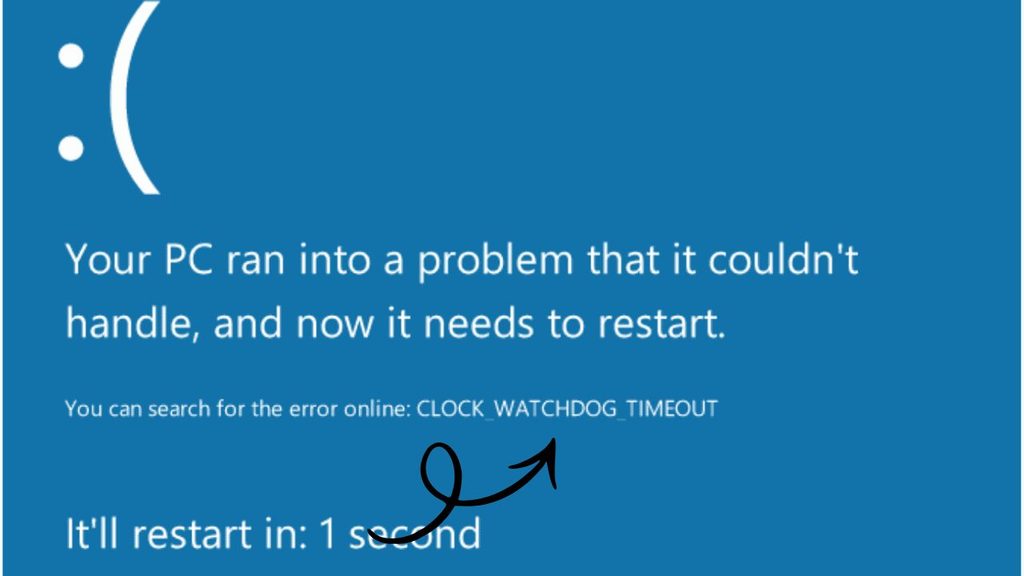 Clock Watchdog Timeout Error on Windows 11 or 10