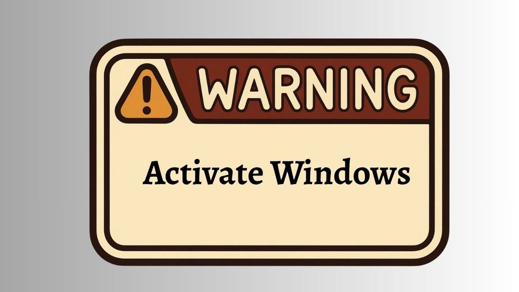 Fix Windows is Not Activated Issue
