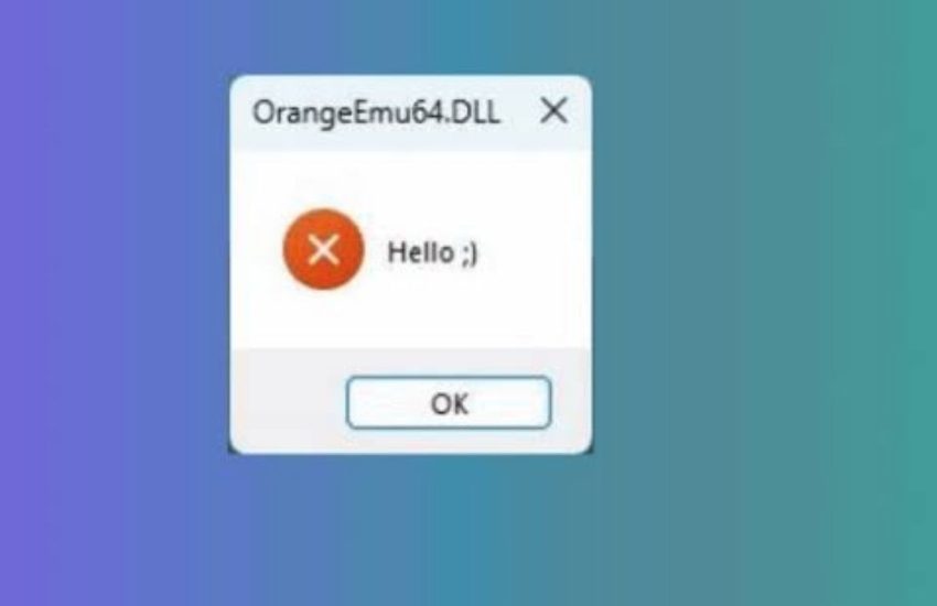 Orangeemu.dll hello ) Error in Windows [Fix]