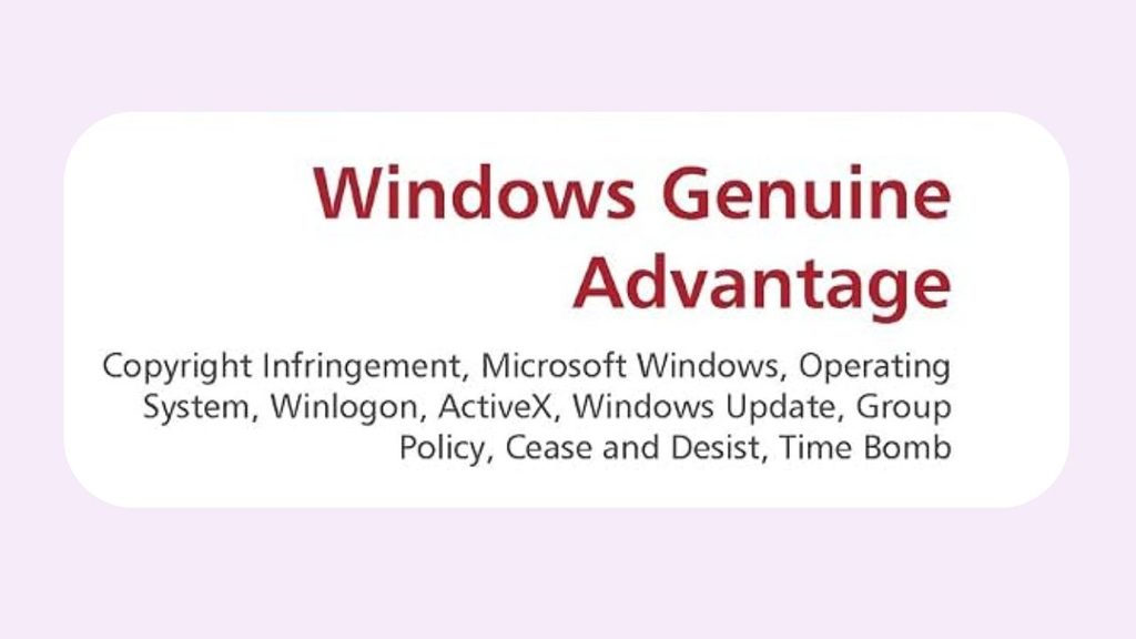 Remove Windows Genuine Advantage (WGA) Notification