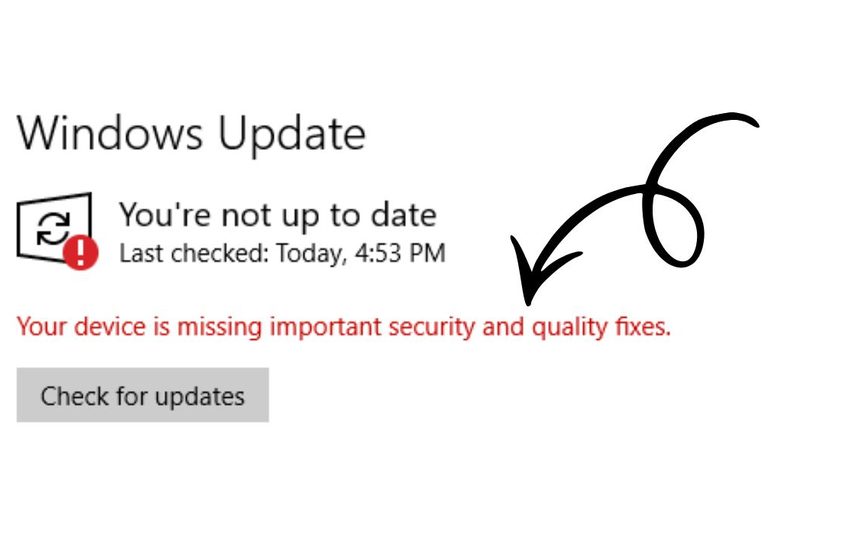 Your Device Is Missing Important Security and Quality Fixes