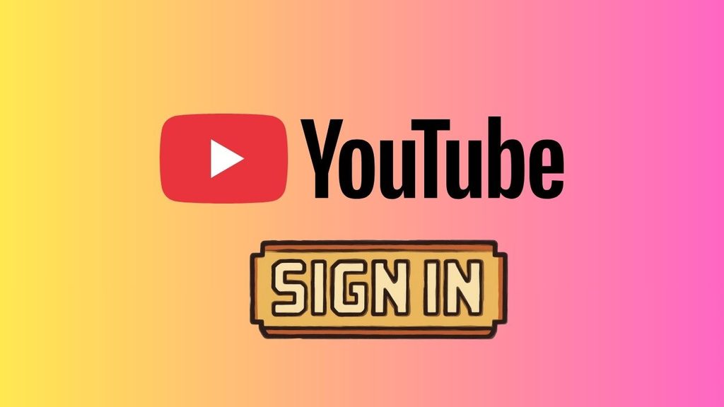 There was an issue signing you into YouTube.