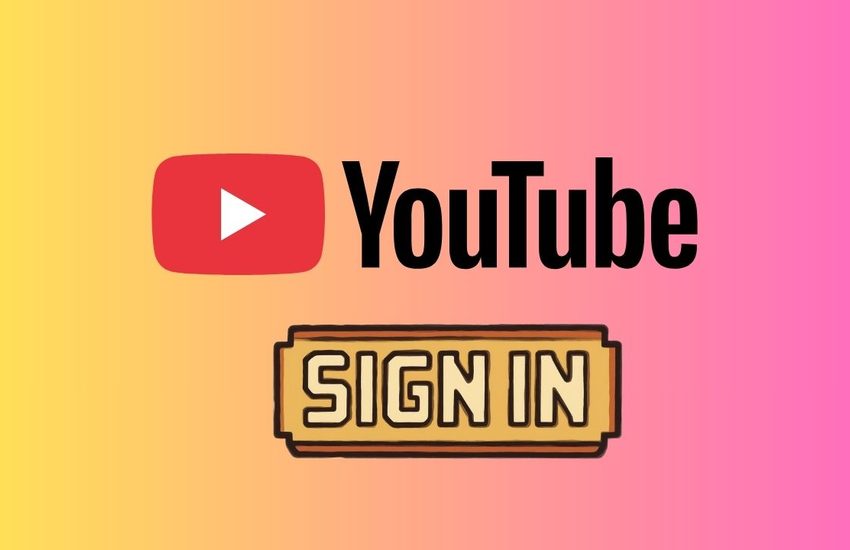 There was an issue signing you into YouTube.